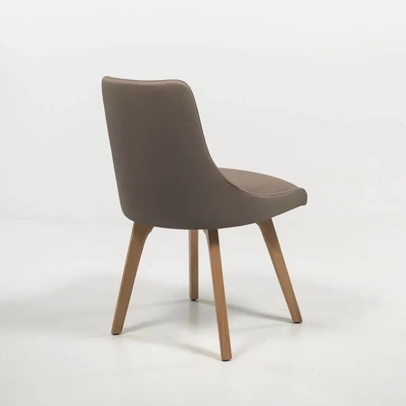 Sessio Lars Chaise de salle à manger vintage avec pieds en bois> Chaise De Cuisine|Chaise De Salle à Manger