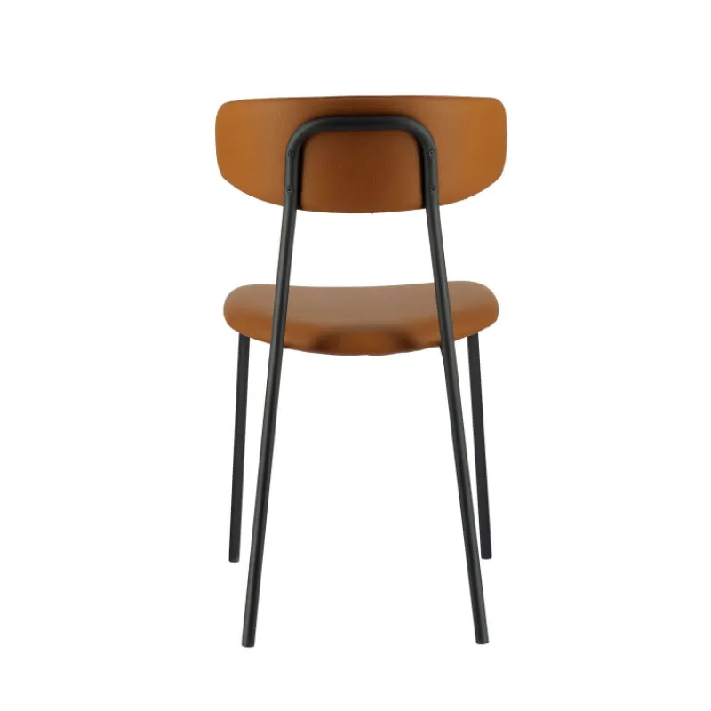 Perfecta Lazio Chaise belge style rétro en simili avec pieds en métal> Chaise De Cuisine|Chaise De Salle à Manger