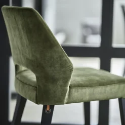 Mobitec Lena ® Chaise ajourée en tissu et pieds bois style moderne><noscript><img width=