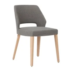 Mobitec Lena ® Chaise ajourée en tissu et pieds bois style moderne><noscript><img width=