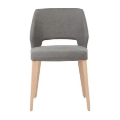 Mobitec Lena ® Chaise ajourée en tissu et pieds bois style moderne><noscript><img width=