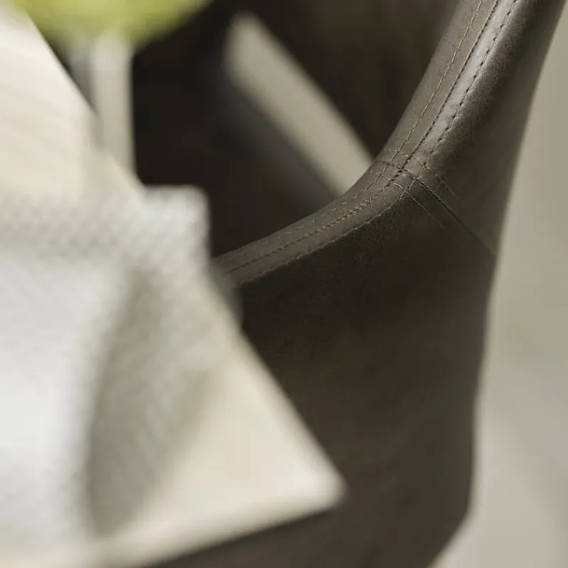 Mobitec Lena ® Fauteuil scandinave bois et tissu avec dossier ajouré> Chaise De Salle à Manger|Chaise Salon