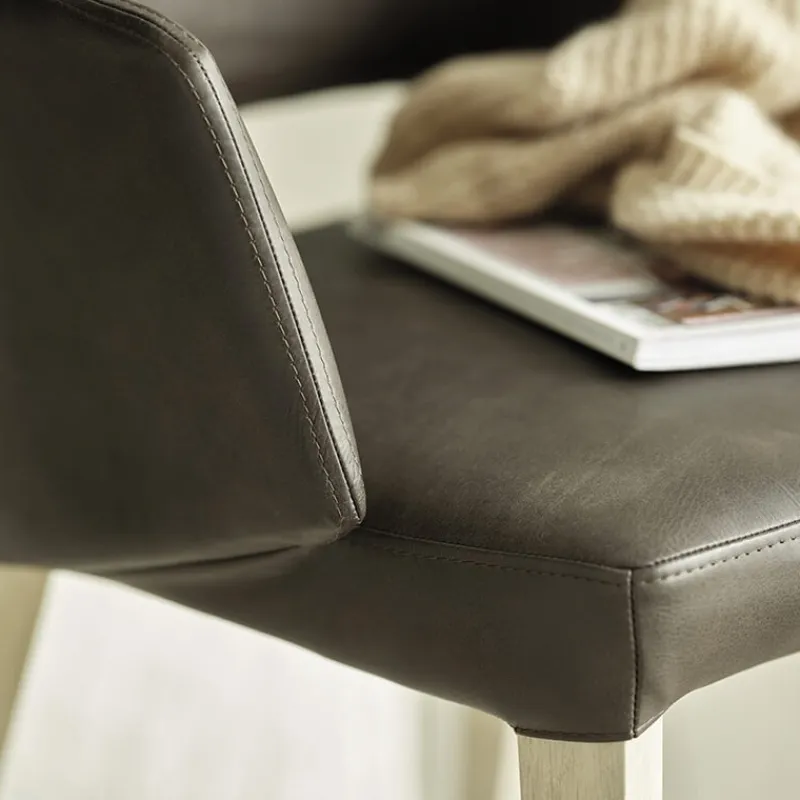 Mobitec Lena ® Fauteuil scandinave bois et tissu avec dossier ajouré> Chaise De Salle à Manger|Chaise Salon
