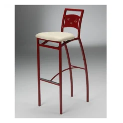 Carrier Liane ® Tabouret de bar en synthétique et métal><noscript><img width=