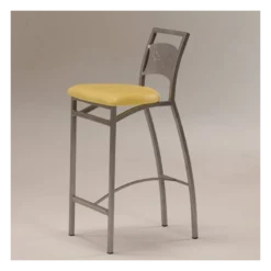 Carrier Liane ® Tabouret snack en synthétique et métal dossier motif style industriel><noscript><img width=