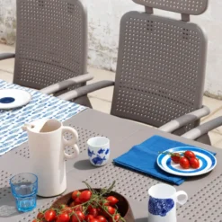 Libeccio Table de jardin extensible en polypropylène et aluminium><noscript><img width=