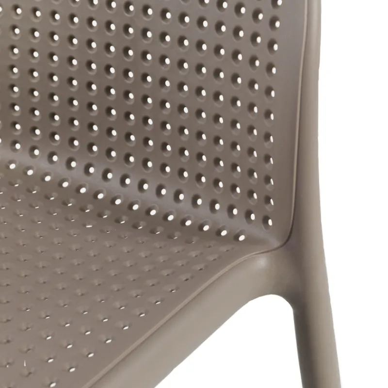 Lido Tabouret en polypropylène empilable> Tabouret Snack (assise +/- 65 Cm)|Tabouret De Bar (assise +/- 80 Cm)
