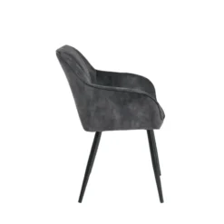 LisonFauteuil cosy en tissu avec pieds en métal><noscript><img width=