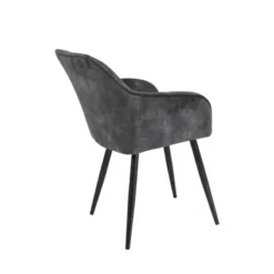 LisonFauteuil cosy en tissu avec pieds en métal><noscript><img width=