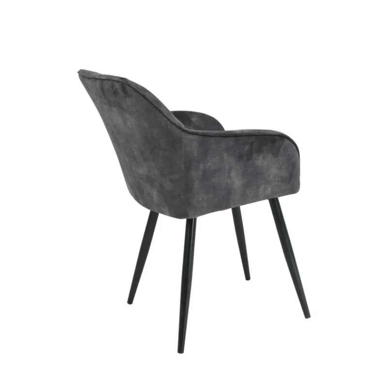 LisonFauteuil cosy en tissu avec pieds en métal> Chaise De Salle à Manger|Fauteuil De Salon