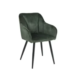LisonFauteuil cosy en tissu avec pieds en métal><noscript><img width=