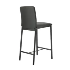 Perfecta Loft Tabouret snack contemporain en simili et métal><noscript><img width=