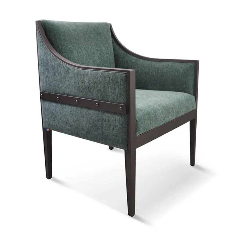 Paget Loic Fauteuil de style en tissu fabriqué en France> Fauteuil De Salon