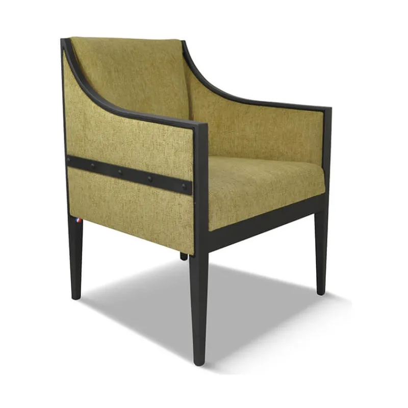 Paget Loic Fauteuil de style en tissu fabriqué en France> Fauteuil De Salon
