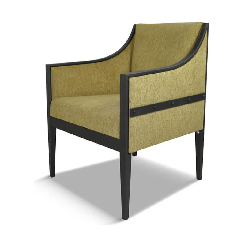 Paget Loic Fauteuil de style en tissu fabriqué en France> Fauteuil De Salon