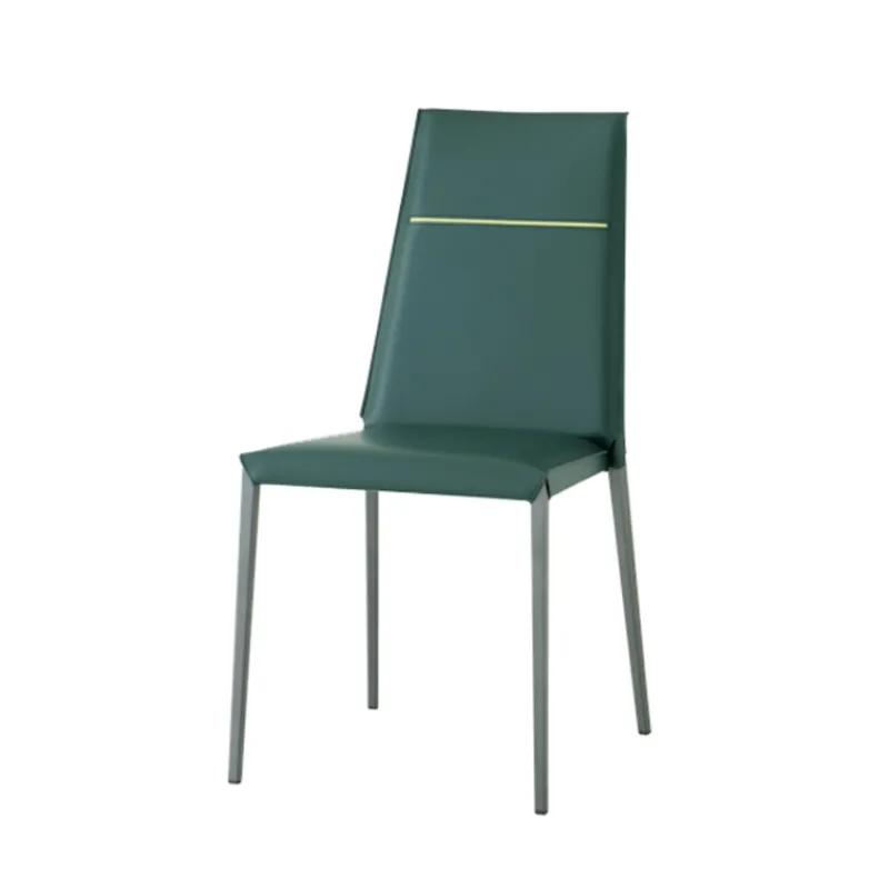 Airnova Lolas S Chaise en croûte de cuir fabrication italienne avec liseré> Chaise De Salle à Manger