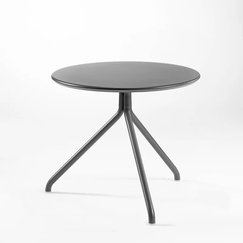 Lol Table d'appoint ronde italienne en métal et composite> Table De Salon|Table Pour Petit Espace