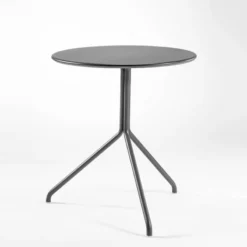LOL Table de jardin ronde en métal et plateau composite fabriquée en Italie> Table De Jardin