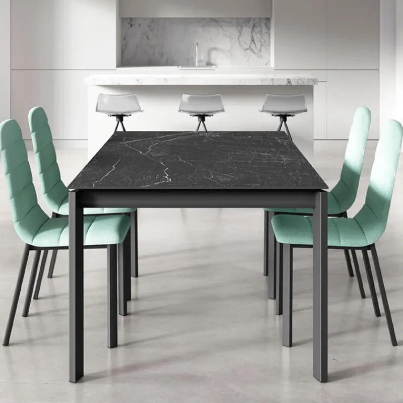 Cancio Lotus Table contemporaine extensible en céramique> Table De Salle à Manger