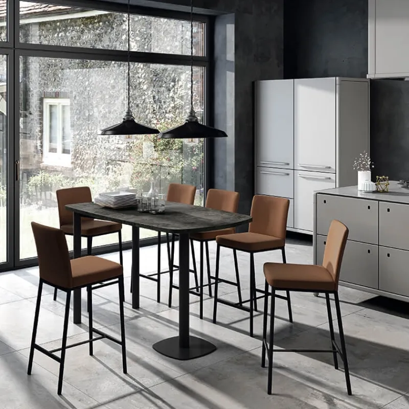 Perfecta Lucca Table snack de cuisine demi> Table Pour Petit Espace|Table De Cuisine