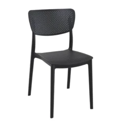 Lucy Chaise de jardin en polypropylène micro perforé><noscript><img width=