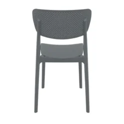Lucy Chaise de jardin en polypropylène micro perforé><noscript><img width=