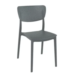 Lucy Chaise moderne en polypropylène micro perforé> Chaise De Cuisine|Chaise De Salle à Manger