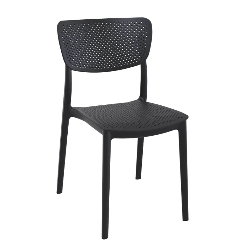 Lucy Chaise moderne en polypropylène micro perforé> Chaise De Cuisine|Chaise De Salle à Manger
