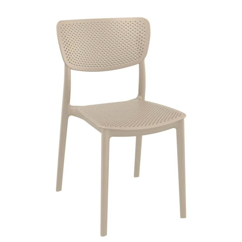 Lucy Chaise moderne en polypropylène micro perforé> Chaise De Cuisine|Chaise De Salle à Manger
