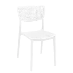 Lucy Chaise moderne en polypropylène micro perforé><noscript><img width=
