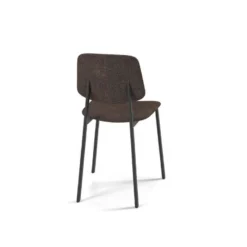 Perfecta Lugano Chaise de séjour en tissu et pieds en métal><noscript><img width=