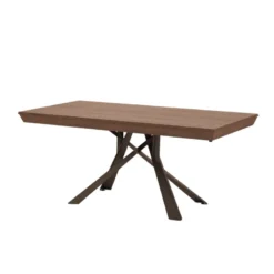 Ozzio Lungo largo Table design italienne extensible avec pied mikado> Table De Salle à Manger