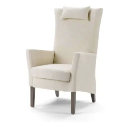 Mobitec Manhattan Uno HD ® Fauteuil dossier haut en tissu et bois> Chaise De Salle à Manger|Chaise Salon