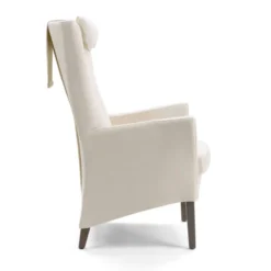 Mobitec Manhattan Uno HD ® Fauteuil dossier haut en tissu et bois><noscript><img width=