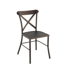 Jayso Manila Chaise style provençal en acier> Chaise De Cuisine|Chaise De Salle à Manger
