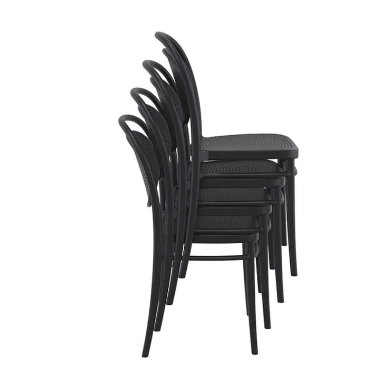 Marcel Chaise moderne empilable en polypropylène> Chaise De Cuisine|Chaise De Salle à Manger