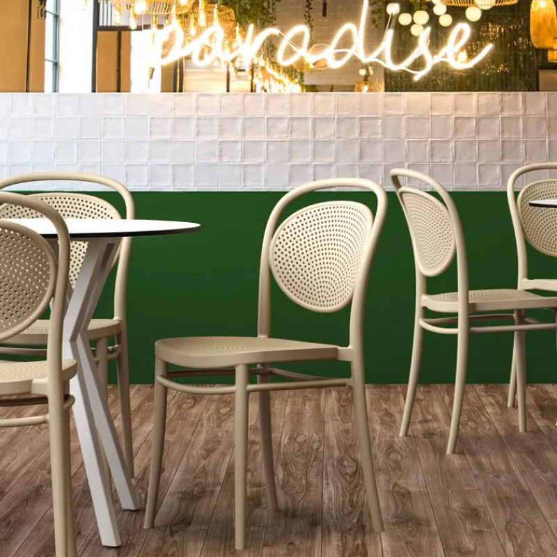Marcel Chaise moderne empilable en polypropylène> Chaise De Cuisine|Chaise De Salle à Manger