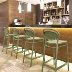 Marcel Tabouret snack moderne en polypropylène><noscript><img width=