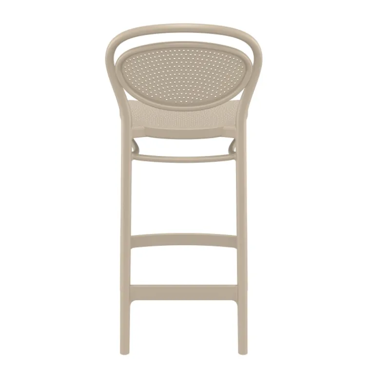 Marcel Tabouret snack moderne en polypropylène> Tabouret Snack (assise +/- 65 Cm)|Tabouret De Bar (assise +/- 80 Cm)