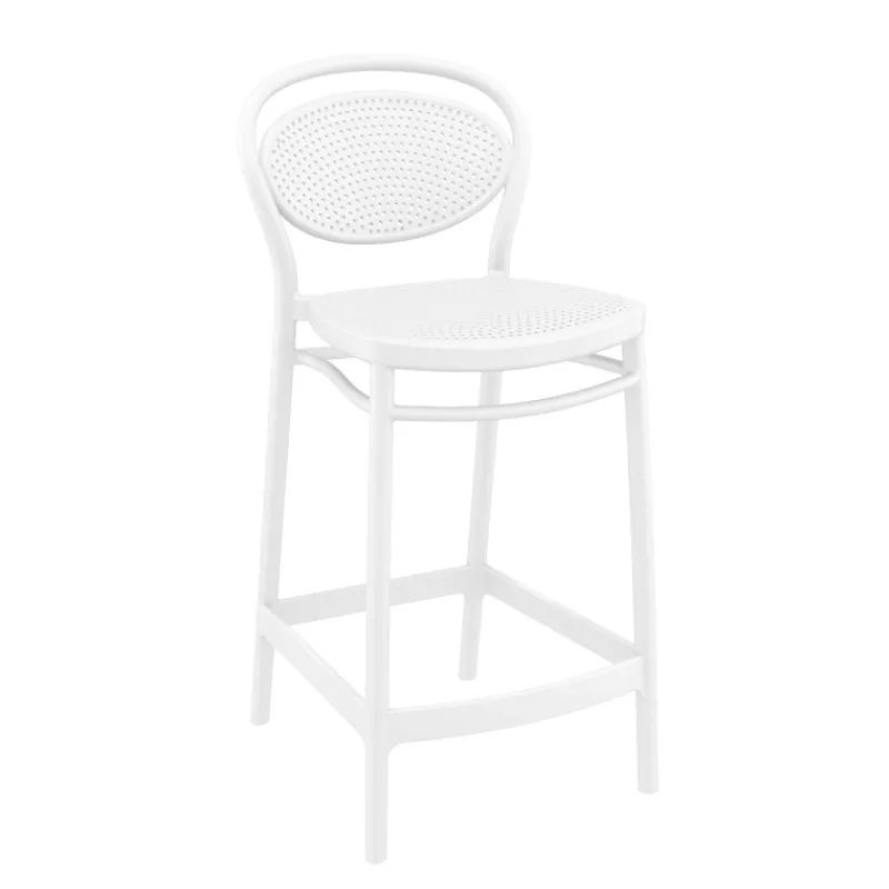 Marcel Tabouret snack moderne en polypropylène> Tabouret Snack (assise +/- 65 Cm)|Tabouret De Bar (assise +/- 80 Cm)