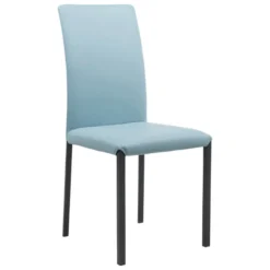 Peressini Marion H Chaise de salle à manger contemporaine en synthétique et métal> Chaise De Cuisine|Chaise De Salle à Manger
