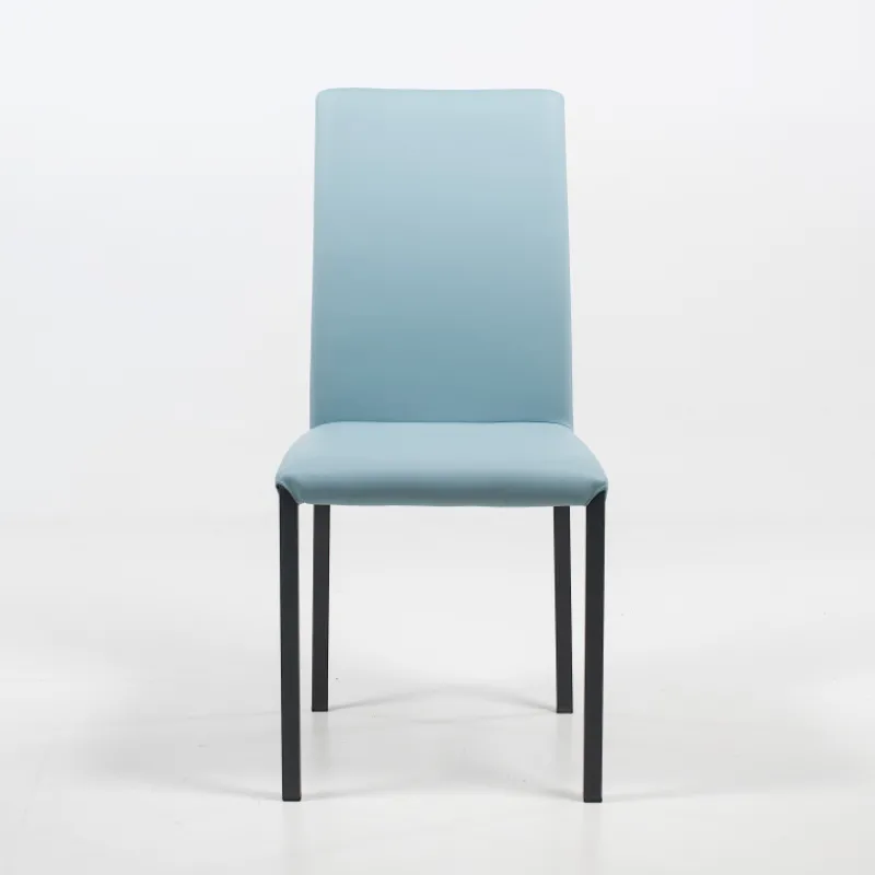 Peressini Marion H Chaise de salle à manger contemporaine en synthétique et métal> Chaise De Cuisine|Chaise De Salle à Manger