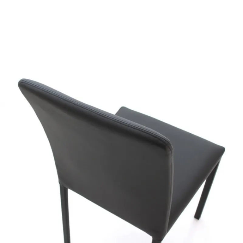 Peressini Marion H Chaise de salle à manger contemporaine en synthétique et métal> Chaise De Cuisine|Chaise De Salle à Manger