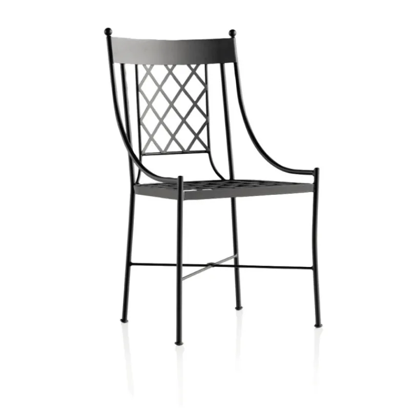 Jayso Marsella Chaise provençale en métal> Chaise De Cuisine|Chaise De Salle à Manger