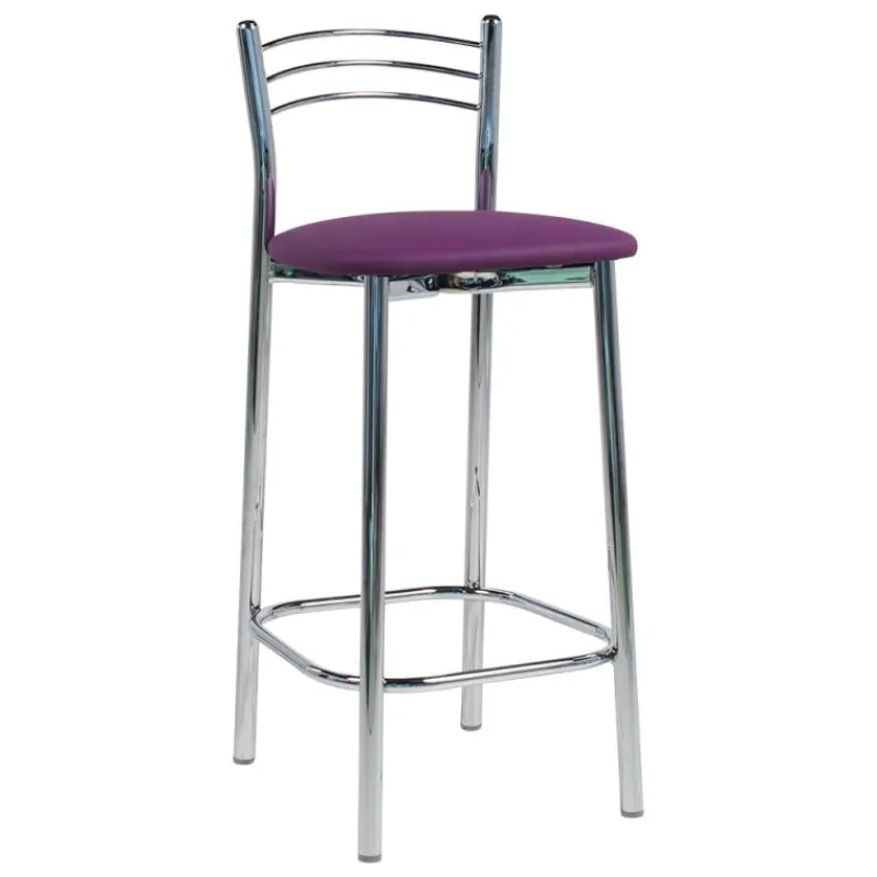 Bailen Marta Tabouret snack de cuisine en métal assise rembourrée> Tabouret Snack (assise +/- 65 Cm)|Tabouret De Bar (assise +/- 80 Cm)