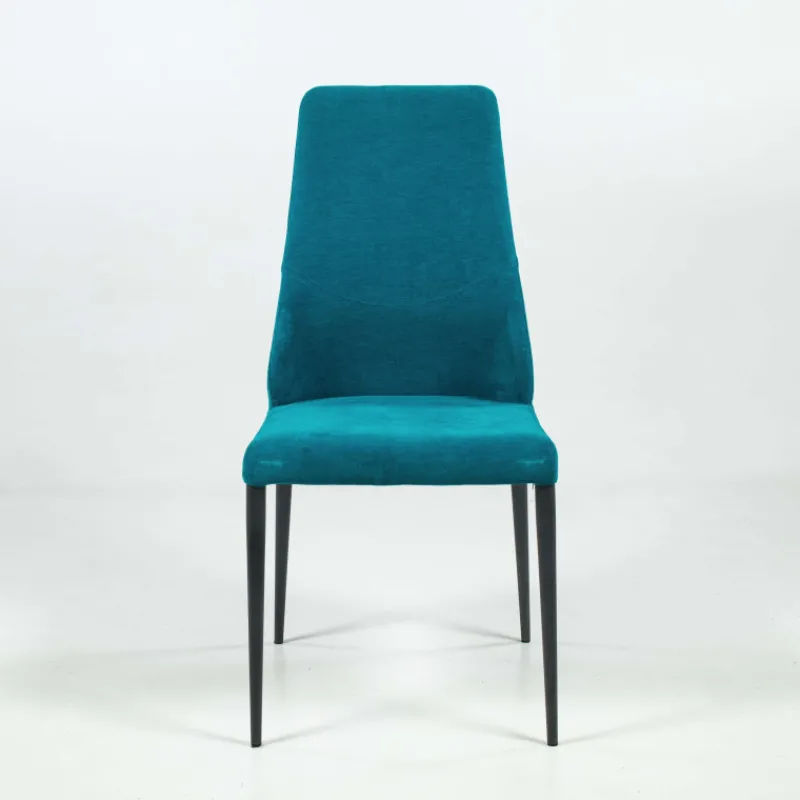Europea Mathilde Chaise de salle à manger italienne moderne en tissu et métal> Chaise De Salle à Manger