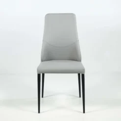 Europea Mathilde Chaise de séjour moderne italienne en synthétique et pieds en métal> Chaise De Cuisine|Chaise De Salle à Manger