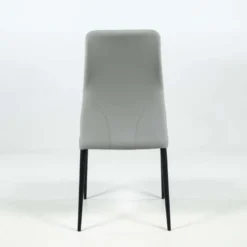 Europea Mathilde Chaise de séjour moderne italienne en synthétique et pieds en métal><noscript><img width=