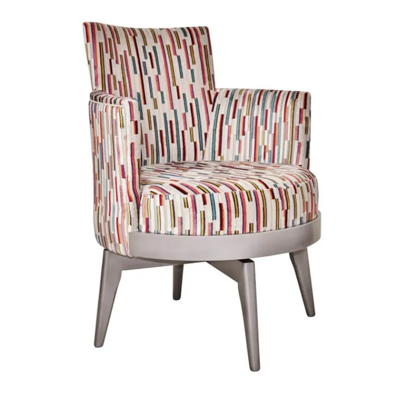 Paget Mathis Fauteuil pivotant Art Déco Made in France> Chaise De Salle à Manger|Chaise De Bureau