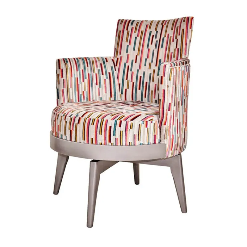 Paget Mathis Fauteuil pivotant Art Déco Made in France> Chaise De Salle à Manger|Chaise De Bureau